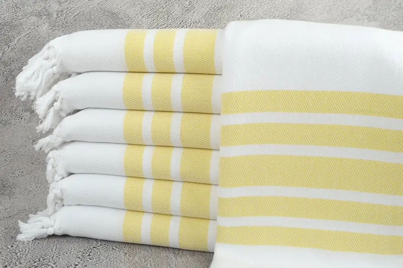Wedding Gift For Bride, 70x40 Cotton Herringbone Towel, Scarf Towel, Personalized Beach Towel, Custom Wedding Gift, Spa Gift Towel, Sand-free towel - 1