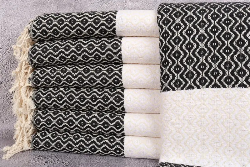 Gifts For Him, Turkish Towel Beach, Personalized Turkish Beach Towel, Large Turkish Towel, Gym Towel, 70x40 Cotton Striped Towel, Bridal Party Gifts - 1