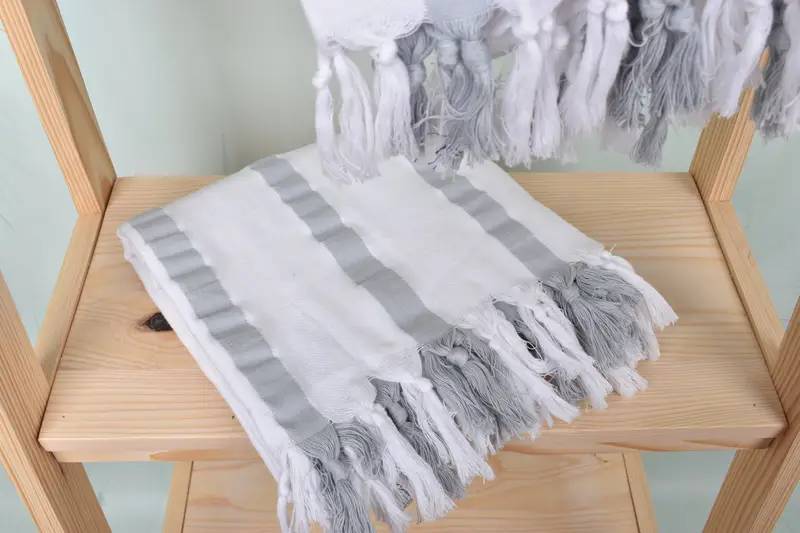 70x40 Cotton Striped Towel, Personalized Turkish Towel, Turkish bath towel, Bridemaids Beach Towel, Wedding Gift, Gift Towel, Housewarming Gift - 6