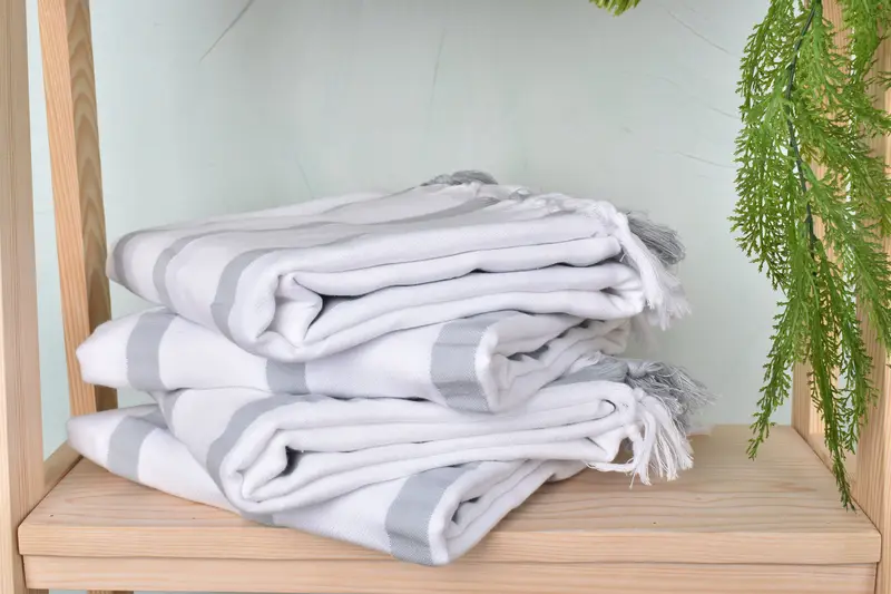 70x40 Cotton Striped Towel, Personalized Turkish Towel, Turkish bath towel, Bridemaids Beach Towel, Wedding Gift, Gift Towel, Housewarming Gift - 8
