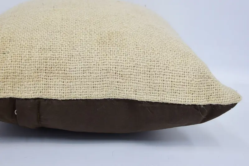 16x16 Beige Pillow Cover, Natural Pillow Case, Gift Pillow, Authentic Cushion, Pillow Sham, Turkish Kilim Pillow, Pillow for Sofa - 5