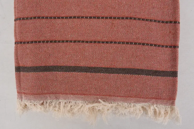 Travel towel, Gift Towel, Beach Towel Gift, Quick-dry peshtemal, Bridemaids Beach Towel, 70x40 Cotton Striped Towel, Handmade Turkish Towel - 5