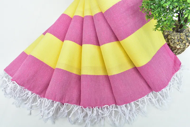 Bathroom Towels, Organic Towel, Wedding Gift, Turkish Tea Towel, Wedding Hand Made Gift, Personalized Gift For Him, 40x20 Cotton Striped Towel - 4
