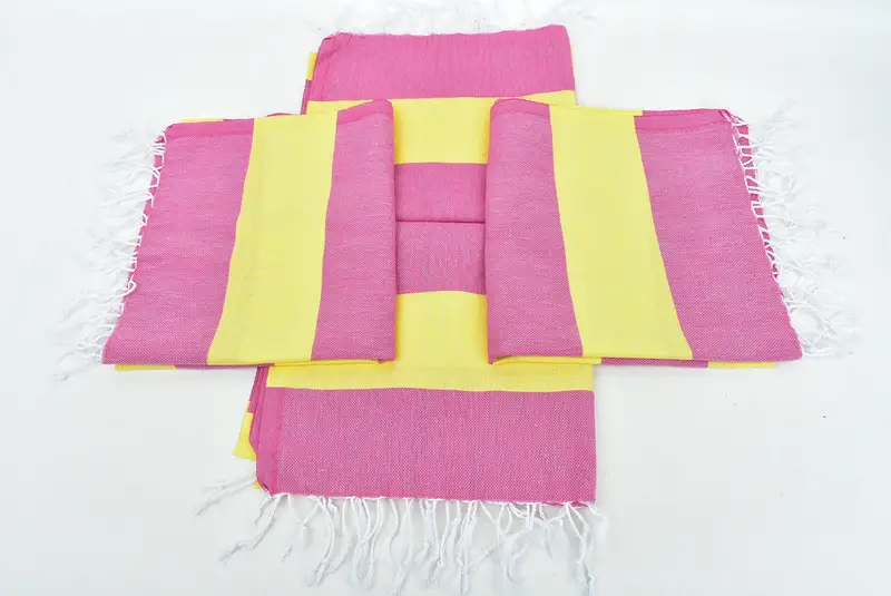 Bathroom Towels, Organic Towel, Wedding Gift, Turkish Tea Towel, Wedding Hand Made Gift, Personalized Gift For Him, 40x20 Cotton Striped Towel - 6