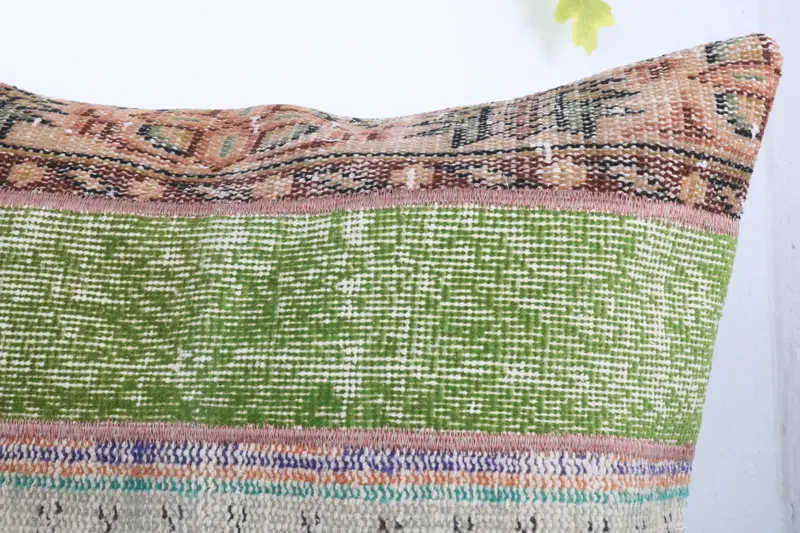 Wool Kilim Pillow Cushion, Throw Kilim Pillow, Cushion Case, Accent Throw Cushion, Antique Pillows, Kilim Pillow Cover, 28x28 Blue Pillow - 5