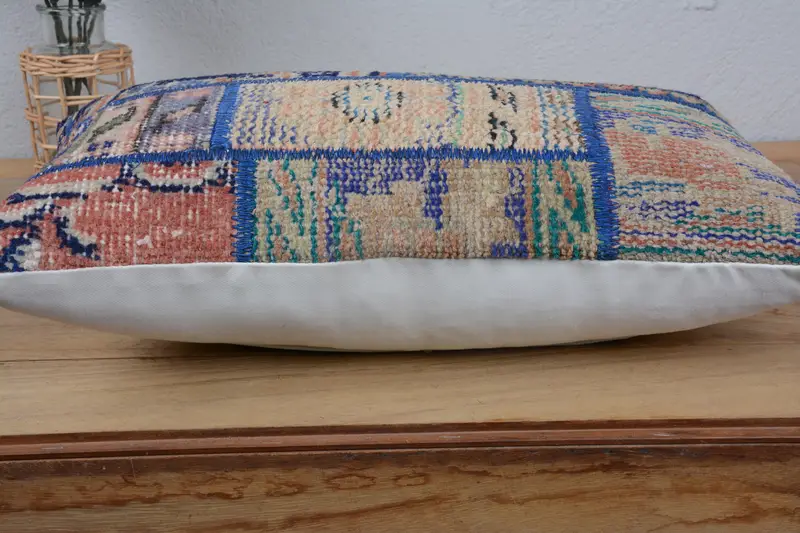 Oriental Pillow Cover, Pillow for Couch, Yoga Pillow Case, Home Decor Pillow, Cushion, Vintage Pillow, Pattern Throw Pillow Sham, 12x20 Beige Pillow - 5