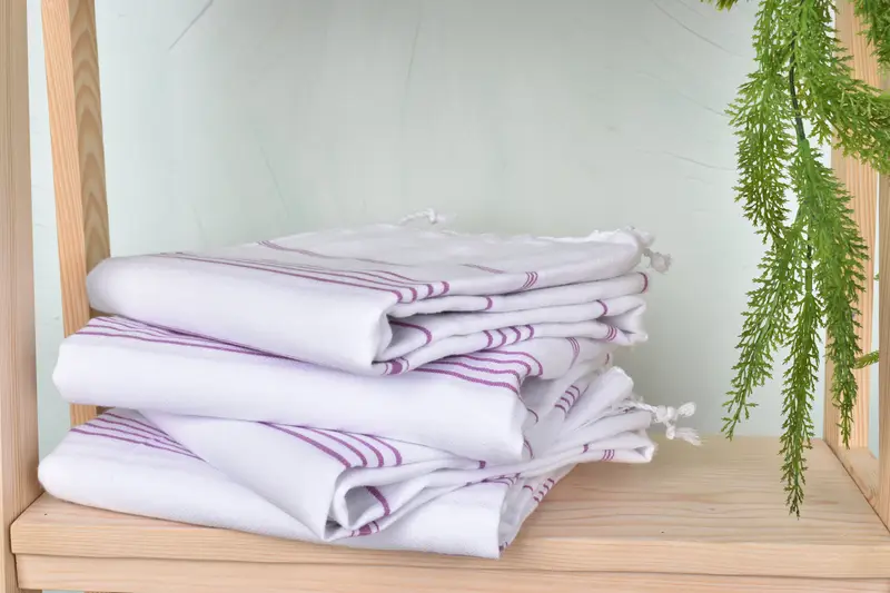 Bridesmaid Gifts Personalized, Custom Beach Towel, Bridesmaid Gifts, Turkish bath towel for spa, Turkish bath towel, 70x40 Cotton Striped Towel - 7