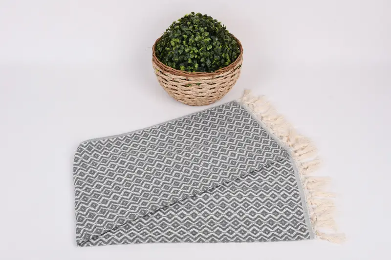 Türkischer Geschirrtuch, monogramm türkisches Badetuch, monogrammiertes Handtuch, 36x18 Baumwolldiamanttuch, Spa Geschenk, Geschenk für ihn, türkisches Handtuch Handtuch - 4