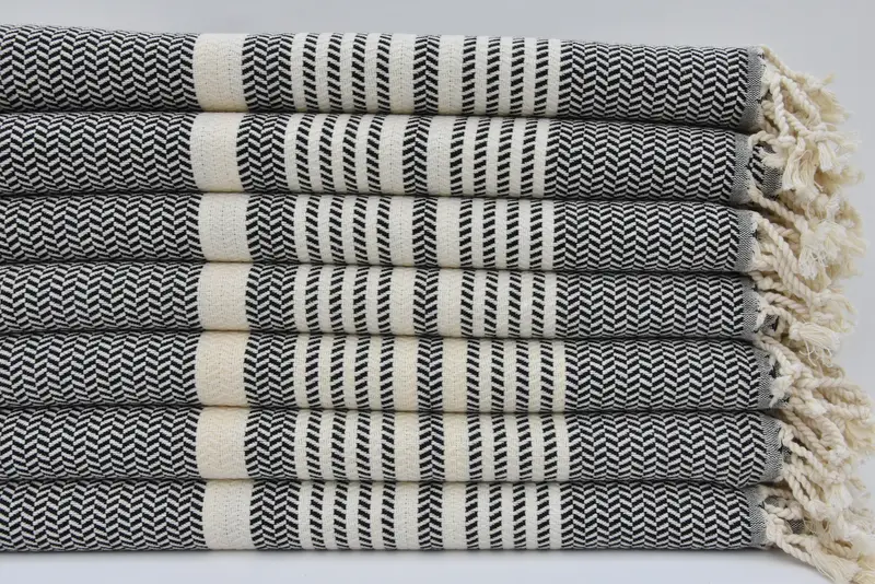 Bridemaids Beach Towel, 70x40 Cotton Striped Towel, Bride Gift, Embroidered Turkish Towel, Wedding Favors, Custom Beach Towel, Turkish bath towel - 1