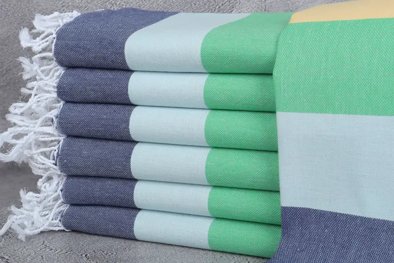 Turkish bath towel, Beach Wedding Favor, Unique Gift, Oversized Beach Towel, 70x40 Cotton Striped Towel, Absorbent towel, Monogram Beach Towel - 1