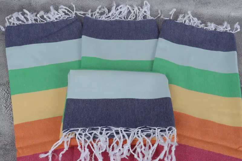 Turkish bath towel, Beach Wedding Favor, Unique Gift, Oversized Beach Towel, 70x40 Cotton Striped Towel, Absorbent towel, Monogram Beach Towel - 4