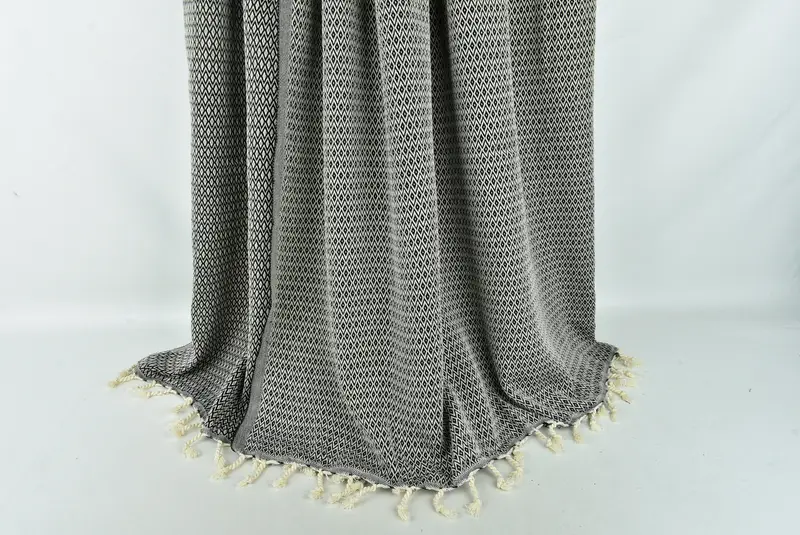 Bachelorette Gifts, Wedding Favors, Personalized Blanket, Wedding Gift Customized Blanket, 96x80 Cotton Diamond Towel, Family Gift, Organic Throw - 8