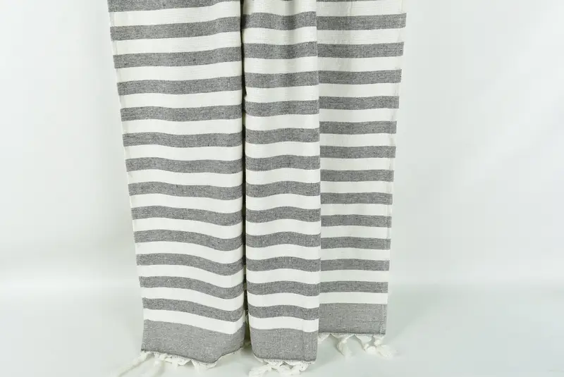 Bachelorette Party Favors, 68x40 Cotton Striped Terry Towel, Fouta towel, Handmade Gift, Quick-dry peshtemal, Handwoven Turkish bath towel - 8