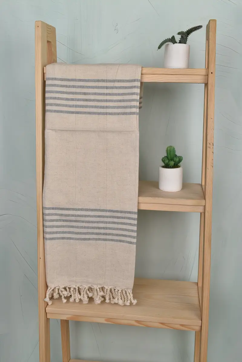 Engagement Gift, Luxury towel, Decorative Towel, Custom Wedding Gift, 68x36 Cotton Striped Towel, Best Beach Towel, Turkish Beach Towel Personalized - 8
