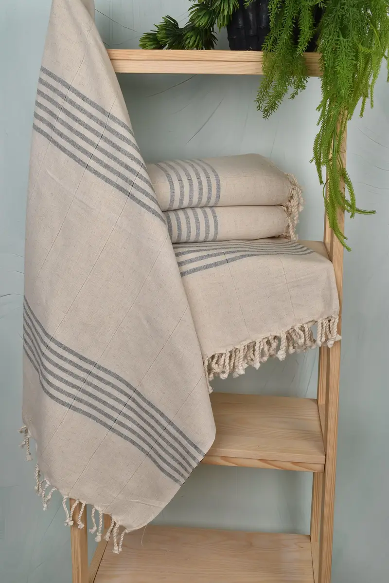 Engagement Gift, Luxury towel, Decorative Towel, Custom Wedding Gift, 68x36 Cotton Striped Towel, Best Beach Towel, Turkish Beach Towel Personalized - 6
