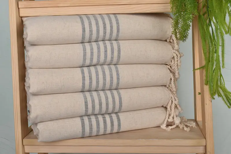 Engagement Gift, Luxury towel, Decorative Towel, Custom Wedding Gift, 68x36 Cotton Striped Towel, Best Beach Towel, Turkish Beach Towel Personalized - 1