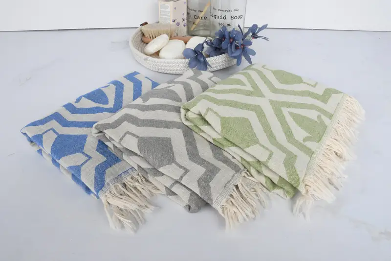 Monogrammed Hand Towel, Turkish Hand Towel, Turkish Towel Hand Towel, 40x24 Cotton Tulip Patterned Towel, Bachelor Bachelorette Party Favors - 8