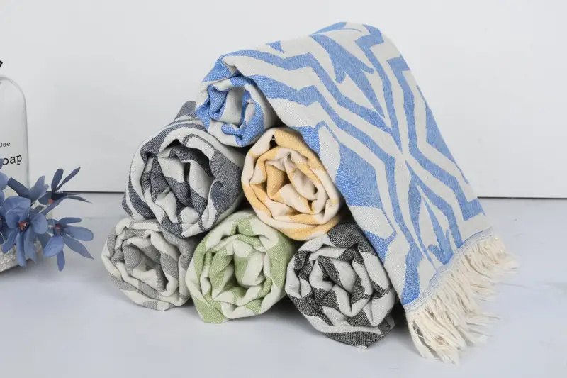 Monogrammed Hand Towel, Turkish Hand Towel, Turkish Towel Hand Towel, 40x24 Cotton Tulip Patterned Towel, Bachelor Bachelorette Party Favors - 5