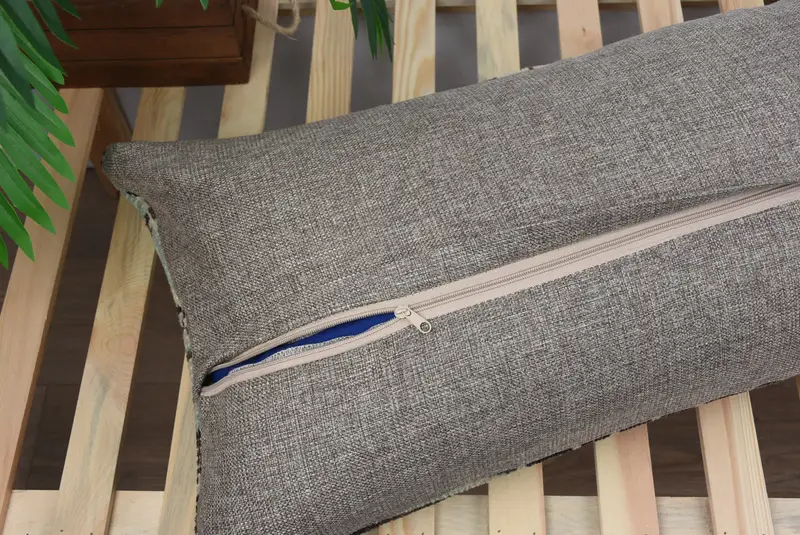 Pillow for Couch, 16x48 Beige Cushion Cover, Retro Pillow Sham, Kilim Cushion Sham, Ikat Pillow Case, Cushion Cover, Gift Pillow - 8