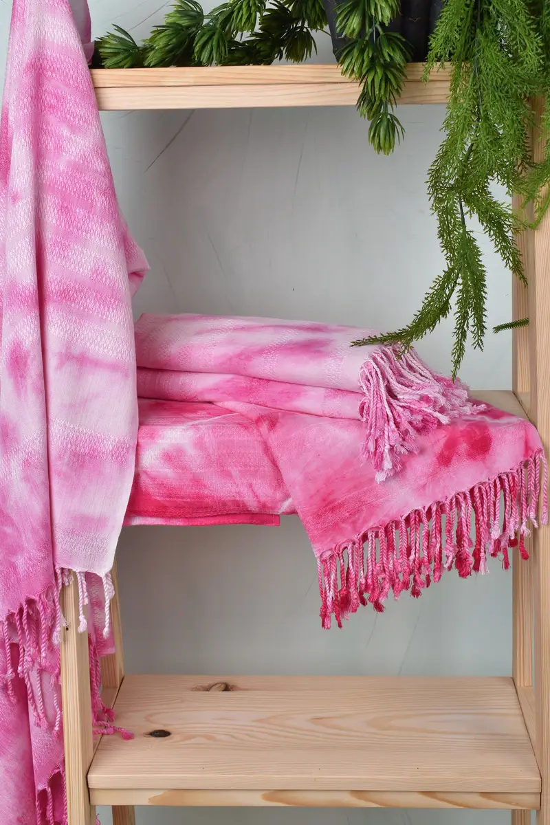 Quick-dry travel peshtemal towel, 68x36 Cotton Tie Dye Towel, Cotton towel, Best Friend Gift, Turkish beach towel, Bride Gift, Spa Towel, Yoga Towel - 7
