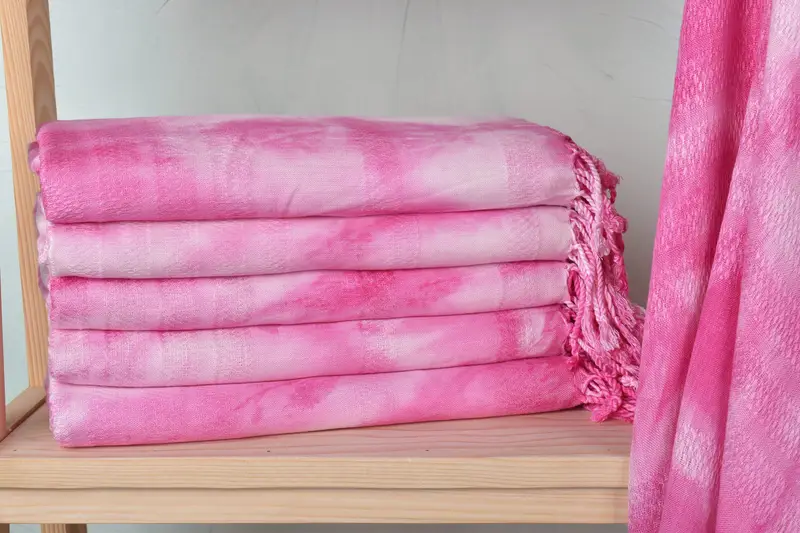Quick-dry travel peshtemal towel, 68x36 Cotton Tie Dye Towel, Cotton towel, Best Friend Gift, Turkish beach towel, Bride Gift, Spa Towel, Yoga Towel - 2