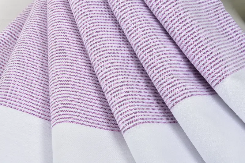 Wedding Day Gift For Bride, 70x40 Cotton Striped Towel, Turkish bath towel, Luxury towel, Bachelor Party Favors, Bridal Shower Gift, Gym Towel - 5