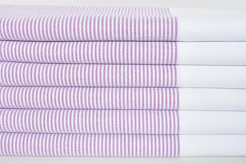 Wedding Day Gift For Bride, 70x40 Cotton Striped Towel, Turkish bath towel, Luxury towel, Bachelor Party Favors, Bridal Shower Gift, Gym Towel - 2