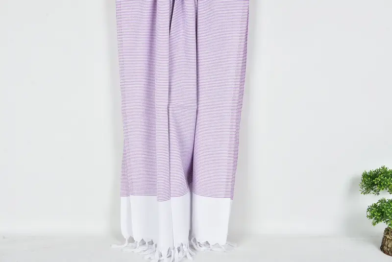 Wedding Day Gift For Bride, 70x40 Cotton Striped Towel, Turkish bath towel, Luxury towel, Bachelor Party Favors, Bridal Shower Gift, Gym Towel - 8