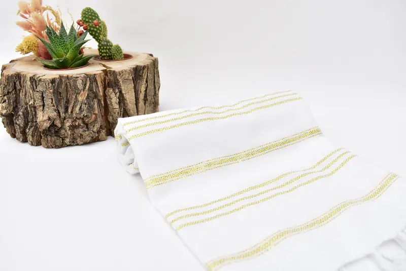 Personalized Dish Towel, Bridesmaid Towel, Embroidery Towel, 40x24 Cotton Striped Towel, Personalized Gift, Turkish Hand Towel, Bachelor Gifts - 7