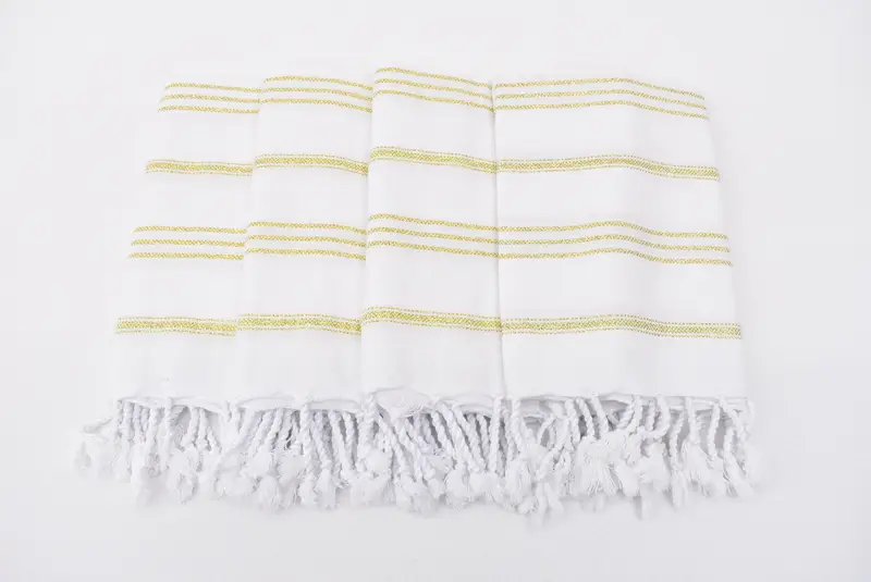 Personalized Dish Towel, Bridesmaid Towel, Embroidery Towel, 40x24 Cotton Striped Towel, Personalized Gift, Turkish Hand Towel, Bachelor Gifts - 3