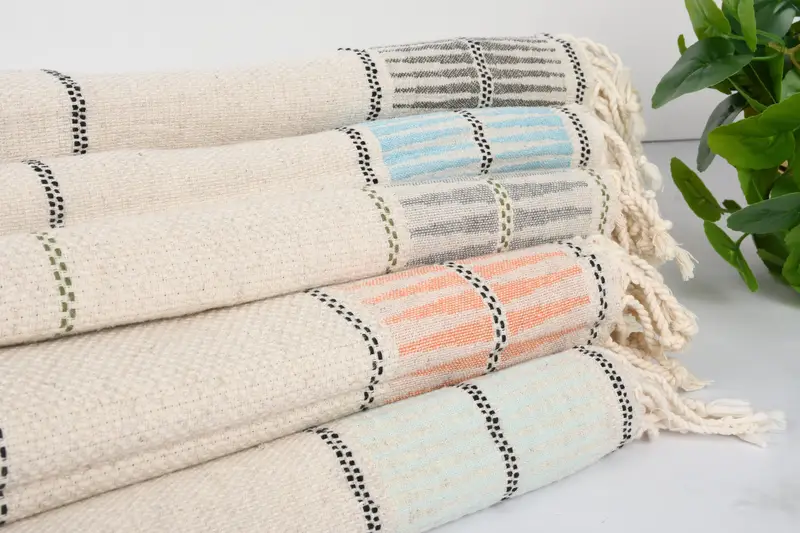 Bridal Shower Favors, Gift For Him, Bachelorette Party Favor, Turkish Towel Monogram, Bridesmaid Gift, 70x40 Linen Striped Towel, Turkish Towel Bulk - 3