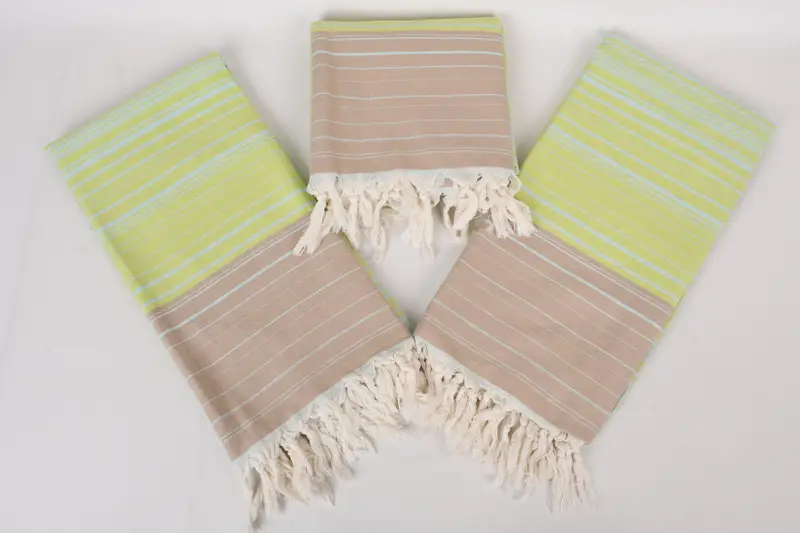 Turkish hand towel, Bachelorette Party Favors, Yoga Towel, 70x40 Cotton Striped Towel, Mother Of The Groom Gift, Bachelor Bachelorette Party Favors - 6