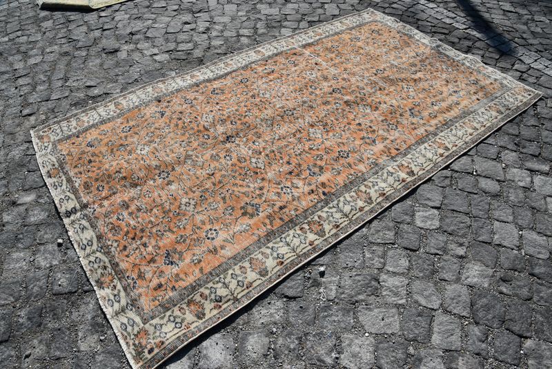 Bedroom Rug, 0x0 ft Small Rug, Rugs For Small, Vintage Rug, Turkish Rug, Bathroom Rugs, Ivory Flatweave Area Rug, Floor Rug, Luxury Rugs, Boho Rug - 2