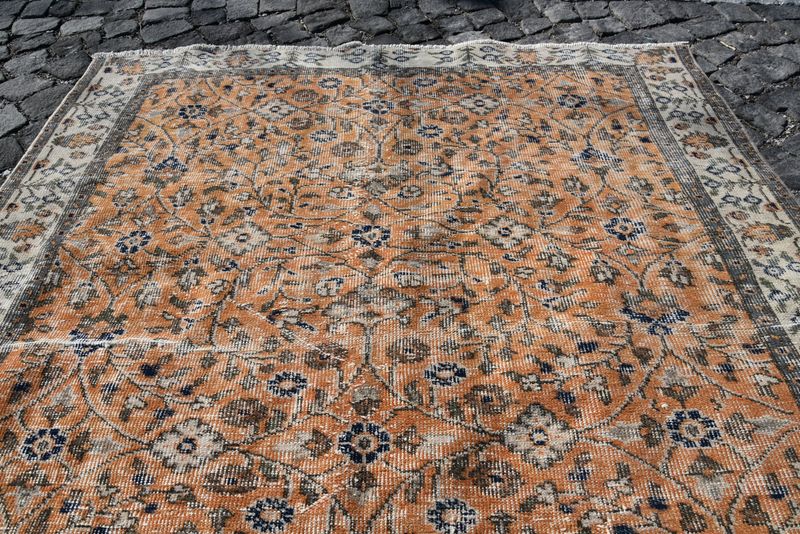 Bedroom Rug, 0x0 ft Small Rug, Rugs For Small, Vintage Rug, Turkish Rug, Bathroom Rugs, Ivory Flatweave Area Rug, Floor Rug, Luxury Rugs, Boho Rug - 7