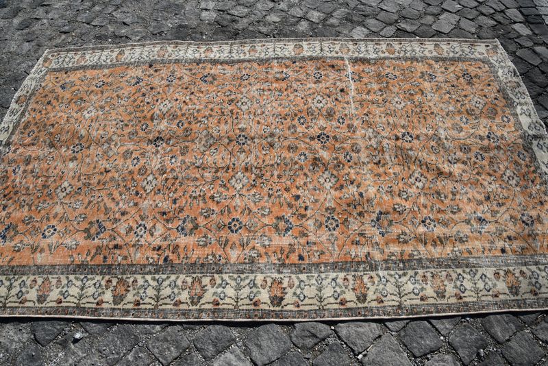 Bedroom Rug, 0x0 ft Small Rug, Rugs For Small, Vintage Rug, Turkish Rug, Bathroom Rugs, Ivory Flatweave Area Rug, Floor Rug, Luxury Rugs, Boho Rug - 4