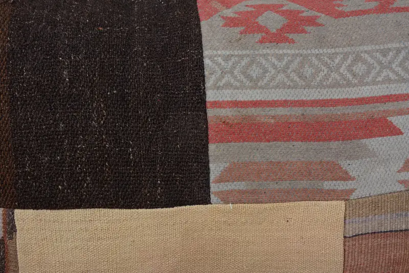 Farmhouse Cushion Cover, 16x24 Brown Pillow, Antique Pillows, Pillow Sham, Boho Pillow Sham Cover, Designer Throw Pillow Cover, Turkish Kilim Pillow - 3