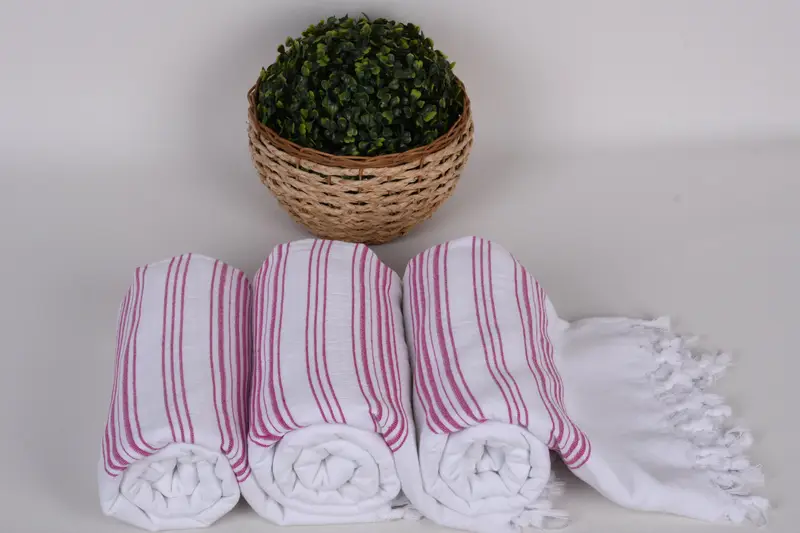 Bridesmaid Favors, Yoga Towel, Monogram Beach Towel, 70x40 Cotton Striped Terry Towel, Personalized Wedding Gift, Decorative Towel, Beach Towel Gift - 8