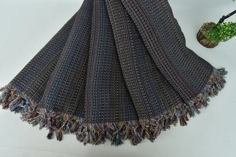Woven Throw Blanket, Tablecloth, 90x88 Cotton Colorful Diamond Towel, Turkish Towel Beach Blanket, Bachelorette Party Decorations, Wedding Favors - 4