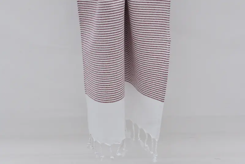 Bridal Gifts, Monogram Kitchen Towel, Bachelor Towel, Custom Hand Towel, Wedding Anniversary Gift, 40x18 Cotton Striped Towel, Personalized Gifts - 8
