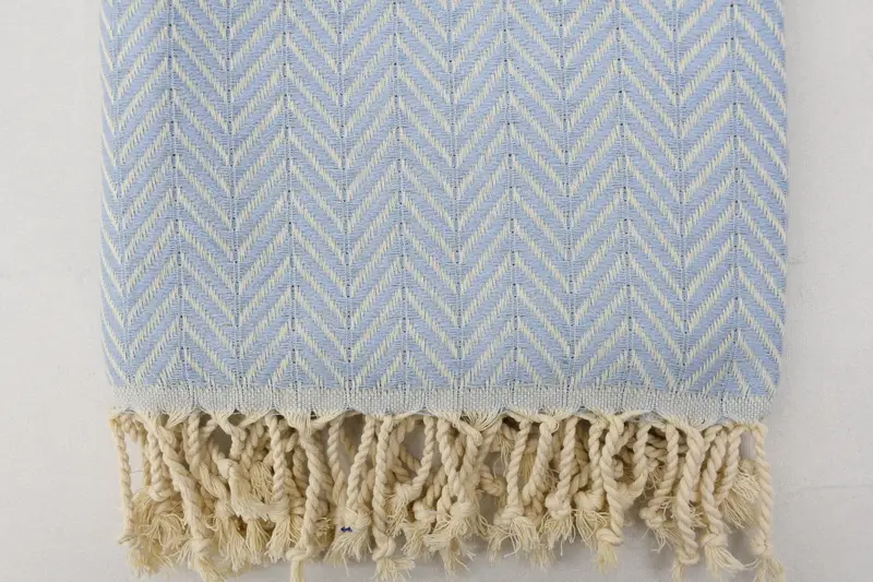 Lightweight Turkish towel, Beach towel, Cotton towel, 70x40 Cotton Chevron Towel, Boyfriend Christmas Gift, Halloween Bachelorette Party Favors - 5