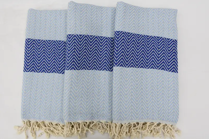Lightweight Turkish towel, Beach towel, Cotton towel, 70x40 Cotton Chevron Towel, Boyfriend Christmas Gift, Halloween Bachelorette Party Favors - 3