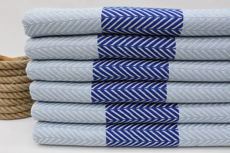 Lightweight Turkish towel, Beach towel, Cotton towel, 70x40 Cotton Chevron Towel, Boyfriend Christmas Gift, Halloween Bachelorette Party Favors - 2