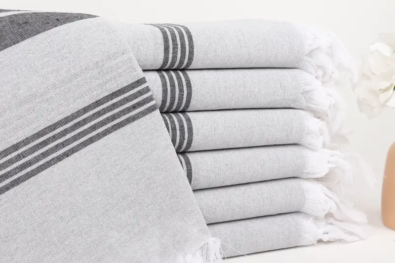 68x36 Cotton Striped Towel, Spa Towel, Bachelorette Party Items, Bridal Shower Gift, Personalized Gift For Him, Personalized Gift, Turkish Towel USA - 1
