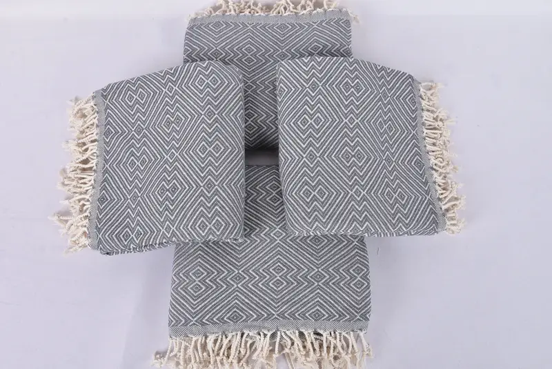 Bridesmaid Gift Towel, Sand-resistant towel, 76x40 Cotton Diamond Towel, Gift For Boyfriend, Extra large Turkish bath towel, Best Beach Towel - 6