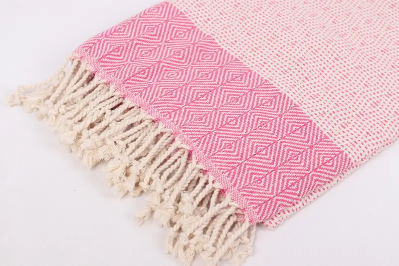 70x40 Cotton Diamond Towel, Girls Weekend Favors, Cute Beach Towel, Organic Turkish towel, Bachelorette Gifts, Bridesmaid Gifts, Bride Gift - 7