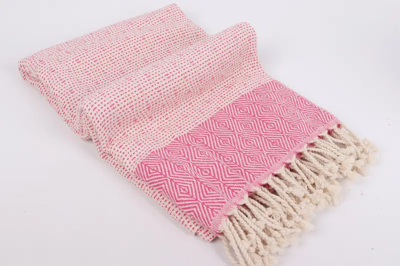 70x40 Cotton Diamond Towel, Girls Weekend Favors, Cute Beach Towel, Organic Turkish towel, Bachelorette Gifts, Bridesmaid Gifts, Bride Gift - 6