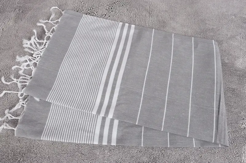 Summer Towel, Turkish Towel Hand Towel, Gym Towel, Personalized Hand Towel, 40x24 Cotton Striped Towel, Welcome Wedding Gift, Monogrammed Hand Towel - 6
