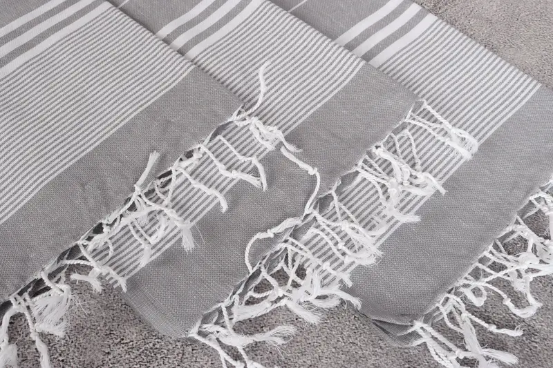 Summer Towel, Turkish Towel Hand Towel, Gym Towel, Personalized Hand Towel, 40x24 Cotton Striped Towel, Welcome Wedding Gift, Monogrammed Hand Towel - 5