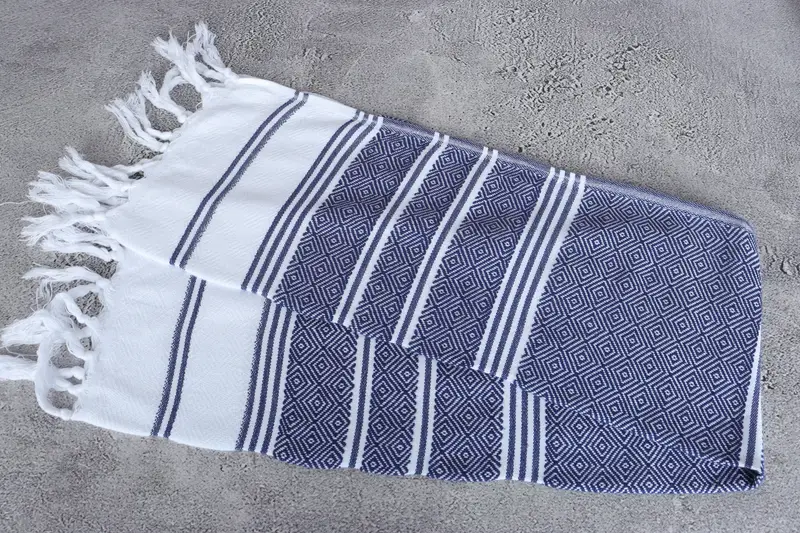 Organik havlu, 40x18 pamuklu elmas havlu, kişiselleştirilmiş bulaşık havlu, anne için hediye, kişiselleştirilmiş hediyeler, monogramlı Türk havlu, Türk el havlu - 6