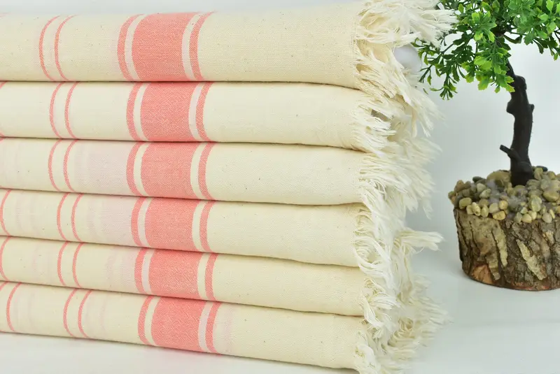 Beach towel, 68x36 Cotton Striped Towel, Lightweight quick-dry peshtemal towel for travel, Bridal Shower Gift, Xmas Gifts, Personalized Towel - 3